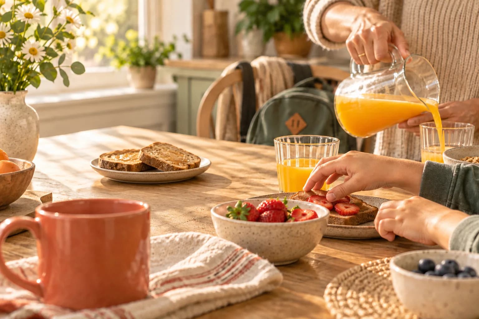The morning check-in