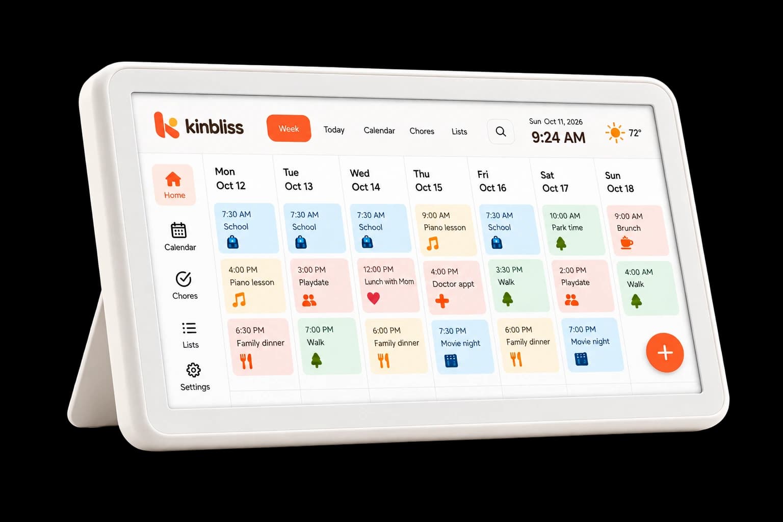 The calendar — Product concept visualization