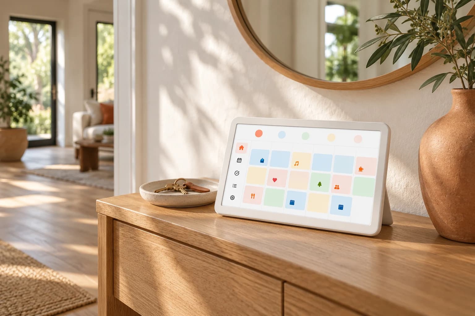 At home. In your home. — Design preview · Final features and specifications pending